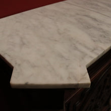 Load image into Gallery viewer, Antique French Rosewood Marble Top Hall Cabinet c1870 – Single Door with 2 Keys. B12486
