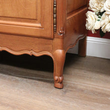 Load image into Gallery viewer, Antique French Four-Door Armoire with Hanging and Shelving – Three Keys Included. B12264
