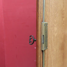 Load image into Gallery viewer, Antique French Oak 4 Door Breakfront Wardrobe Armoire with Hanging Rail and Shelves. B12804

