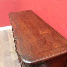 Load image into Gallery viewer, x SOLD Antique French Oak Two Door Sideboard with Curved Doors Entry or Foyer Cabinet. B12718

