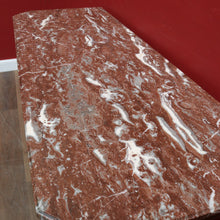 Load image into Gallery viewer, Antique French Walnut Breakfront Sideboard with Marble Top and Carved Detail. B12252
