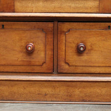Load image into Gallery viewer, Antique Australian Cedar Bookcase with Central Gothic Arch Glass Door. B12498
