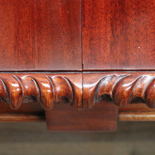 Load image into Gallery viewer, x SOLD Vintage English Mahogany Dining Table with Two Leaves and Lion’s Paw Feet. B12872
