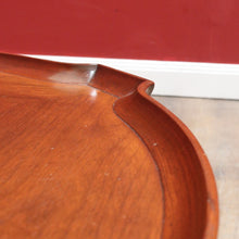 Load image into Gallery viewer, Antique English Mahogany Coffee Table Bamboo Style Base Circular Top. B12676
