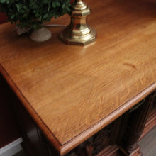 Load image into Gallery viewer, x SOLD Grand Antique French Carved Sideboard – Lion Heads, Cutlery Drawers, 3 Keys. B12283
