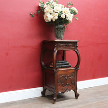 Load image into Gallery viewer, x SOLD Antique French Art Nouveau Lamp or Jardiniere Stand with Marble Top. B12816
