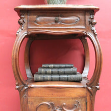 Load image into Gallery viewer, x SOLD Antique French Art Nouveau Lamp or Jardiniere Stand with Marble Top. B12816
