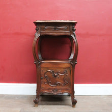 Load image into Gallery viewer, x SOLD Antique French Art Nouveau Lamp or Jardiniere Stand with Marble Top. B12816
