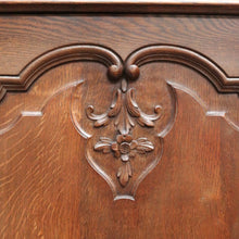 Load image into Gallery viewer, Antique French Oak Two Height China Cabinet or Bookcase with Glass Doors. B12703
