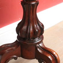 Load image into Gallery viewer, Australian Cedar Piano Stool Swivel Seat on Tri Leg Pedestal Base. B12934
