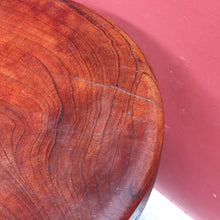 Load image into Gallery viewer, Australian Cedar Piano Stool Swivel Seat on Tri Leg Pedestal Base. B12934
