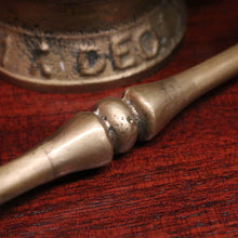 Load image into Gallery viewer, Antique French Brass Mortar &amp; Pestle – Ornate, Heavy, Decorative &amp; Usable. B12411
