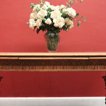 Load image into Gallery viewer, x SOLD Antique French Oak Parquetry Top Dining Table with Extension Leaves. B12491
