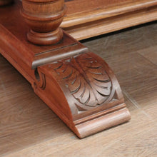 Load image into Gallery viewer, x SOLD Antique French Oak Parquetry Top Dining Table with Extension Leaves. B12491
