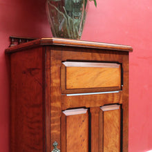 Load image into Gallery viewer, A Blain and Sons Liverpool Walnut Bedside Cabinet with Satinwood Inlay. B12918
