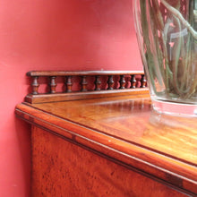 Load image into Gallery viewer, A Blain and Sons Liverpool Walnut Bedside Cabinet with Satinwood Inlay. B12918
