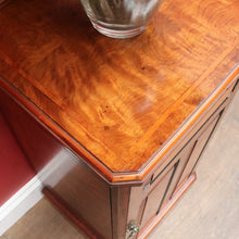 Load image into Gallery viewer, A Blain and Sons Liverpool Walnut Bedside Cabinet with Satinwood Inlay. B12918
