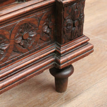 Load image into Gallery viewer, x SOLD Antique Brittany Double Bed – Carved French Timber, Complete with Slats. B12421
