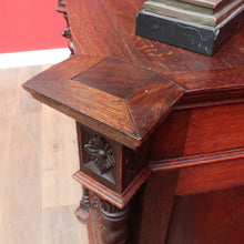 Load image into Gallery viewer, Antique French Oak Hall Cabinet Barley Twist Columns Single Door. B12915
