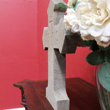 Load image into Gallery viewer, x SOLD Antique French Bluestone Crucifix Suitable for Indoor or Garden Use. B11854
