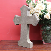 Load image into Gallery viewer, x SOLD Antique French Bluestone Crucifix Suitable for Indoor or Garden Use. B11854
