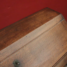 Load image into Gallery viewer, Antique French Oak Drop-Front Writing Bureau with Drawers and Cupboard. B12250
