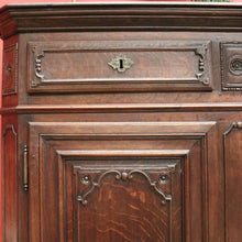 Load image into Gallery viewer, French Oak Sideboard Cabinet c.1810 – 2 Doors, 2 Drawers, Plate Rack. B12281
