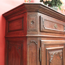Load image into Gallery viewer, French Oak Sideboard Cabinet c.1810 – 2 Doors, 2 Drawers, Plate Rack. B12281
