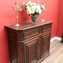 Load image into Gallery viewer, French Oak Sideboard Cabinet c.1810 – 2 Doors, 2 Drawers, Plate Rack. B12281
