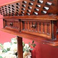 Load image into Gallery viewer, Chinese Chippendale style plant stand with fretwork and carved detail. B12937
