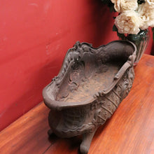 Load image into Gallery viewer, x SOLD Antique French Victorian Era Cast Iron Jardiniere, Planter, Plant Holder. B12056

