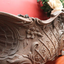 Load image into Gallery viewer, x SOLD Antique French Victorian Era Cast Iron Jardiniere, Planter, Plant Holder. B12056
