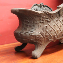 Load image into Gallery viewer, x SOLD Antique French Victorian Era Cast Iron Jardiniere, Planter, Plant Holder. B12056
