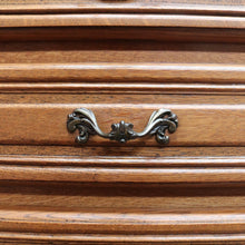 Load image into Gallery viewer, Vintage French Oak Lingerie Chest Compact Drawers Brass Handles. B12845
