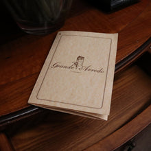 Load image into Gallery viewer, Vintage Cherry Demi-Lune Table by Grange Arredo – Brass Tassel Handle, Tier Base. B12526
