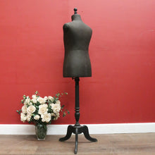 Load image into Gallery viewer, 19th C. French Tailor’s Mannequin by Girard Paris – Vintage Tri-Leg Stand. B12525

