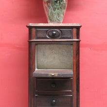 Load image into Gallery viewer, x SOLD French Rosewood Lingerie Chest Tall Narrow Drawer Cabinet Oak Lined. B12917
