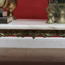 Load image into Gallery viewer, x SOLD Vintage Italian Coffee Table Marble Top Brass Floral Louis XV Style. B12945
