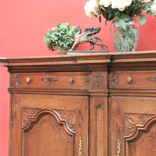Load image into Gallery viewer, Antique French Oak Sideboard with Drawers, Cupboard &amp; Four Working Keys. B12282
