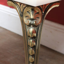Load image into Gallery viewer, Vintage Italian Marble Top Lamp Table Louis XV Style Brass Base. B12944

