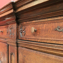Load image into Gallery viewer, Antique French Oak Sideboard with Drawers, Cupboard &amp; Four Working Keys. B12282
