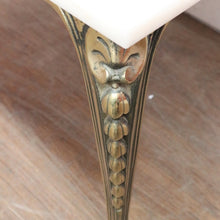 Load image into Gallery viewer, Vintage Italian Marble Top Lamp Table Louis XV Style Brass Base. B12944
