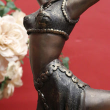 Load image into Gallery viewer, Large Bronze-Look Dancing Lady Figurine – Art Deco Elegance – Vintage Sculpture. B12528
