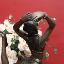 Load image into Gallery viewer, Large Bronze-Look Dancing Lady Figurine – Art Deco Elegance – Vintage Sculpture. B12528
