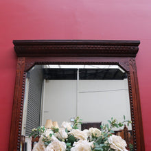 Load image into Gallery viewer, Antique French Oak Marble Top Dressing Table Chest with Mirror. B12916
