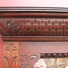 Load image into Gallery viewer, Antique French Oak Marble Top Dressing Table Chest with Mirror. B12916
