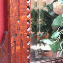 Load image into Gallery viewer, Antique French Oak Marble Top Dressing Table Chest with Mirror. B12916
