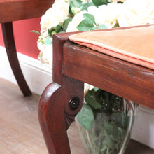 Load image into Gallery viewer, Pair Antique English George IV Mahogany Side Chairs Cane Seats. B12946
