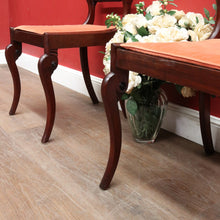 Load image into Gallery viewer, Pair Antique English George IV Mahogany Side Chairs Cane Seats. B12946
