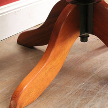 Load image into Gallery viewer, Antique English Oak Bentwood Office Chair Cane Seat Swivel Tilt Adjustable. B12948
